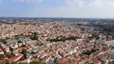 El-Horizonte-De-Montpellier-Desde-Arriba-De-La-Arquitectura-Histórica.