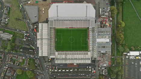 Stadium-Spires:-Ascending-aerial-view-capturing-the-towering-floodlights-of-Anfi