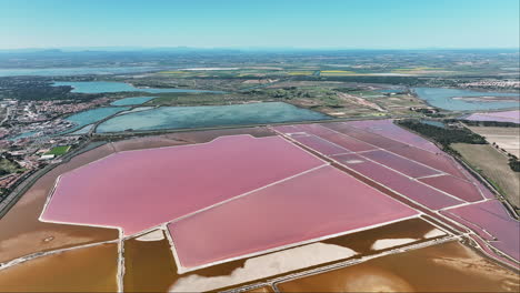 Aerial-embrace-of-Salin-du-Midi's-radiant-pink-salt-formations.