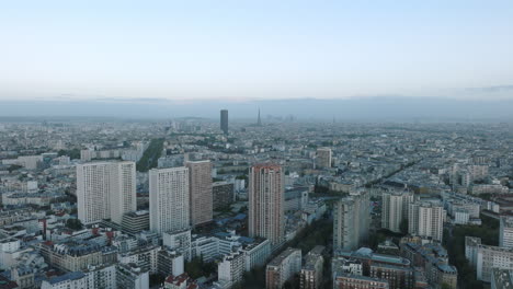 Aerial-Paris-13th:-Historic-charm,-diverse-architecture,-and-bustling-economy-in