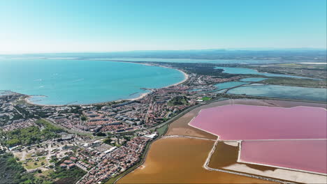 A-visual-treat-from-the-skies:-Aigues-Mortes'-iconic-pink-salt-fields.