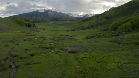 Valley-towards-Mt.-Crested-Butte-Mountain---Spring