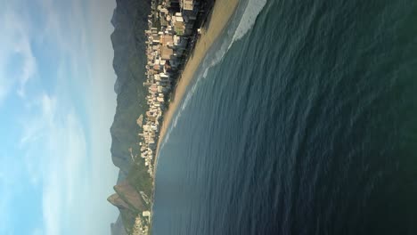 Aerial-view-Ipanema-beach-and-Rio-de-Janeiro-cityscape