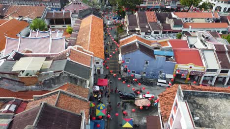 Popular-tourist-destination-in-Georgetown,-Penang-Street-art