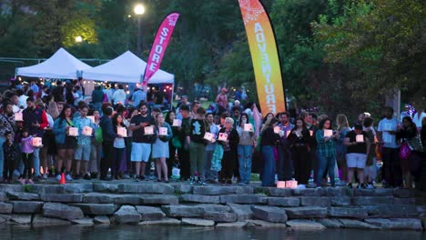 tourist-and-locals-gather-at-Humboldt-park-for-the-Chicago-water-lantern-festival