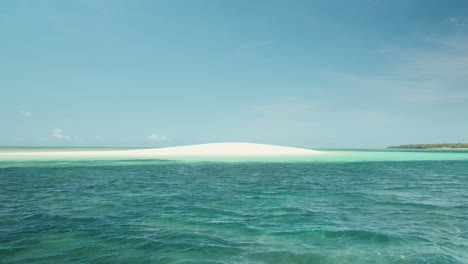 Serene-seascape-with-a-pristine-white-sandbank