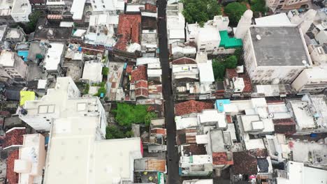 Aerial-view-of-old-Rajkot's-Para-Bazar-showing-old-residential-houses-today-which-is-our-heritage-to-take-care-of