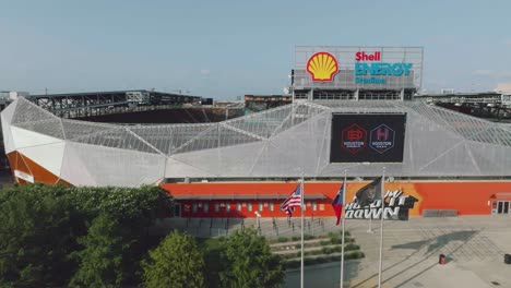 Aerial-drone-view-of-Shell-Energy-Stadium