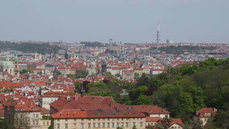 Panorama-Del-Casco-Antiguo-De-Praga-Y-El-Castillo-Real-En-La-República-Checa