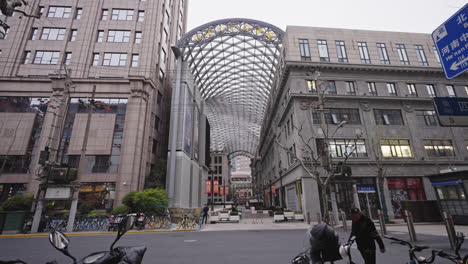 Leere-Straßen-In-Der-Innenstadt-Von-Shanghai-Tage-Vor-Der-Sperrung-Von-Covid-19-Im-Jahr-2022