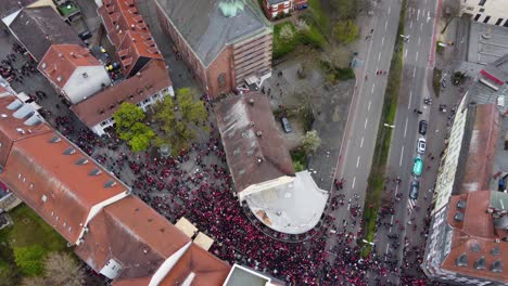 Crowds-gather-outside-in-germany-after-a-FC-Kaiserslautern-football-match