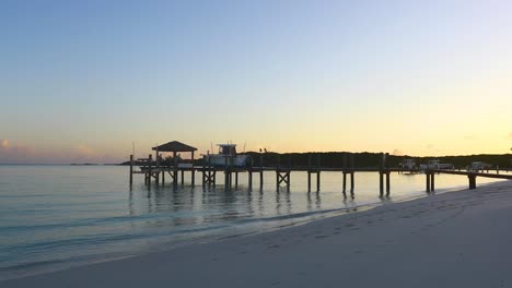 Hoopers-Bay-Sonnenuntergang-Auf-Exuma-Auf-Den-Bahamas