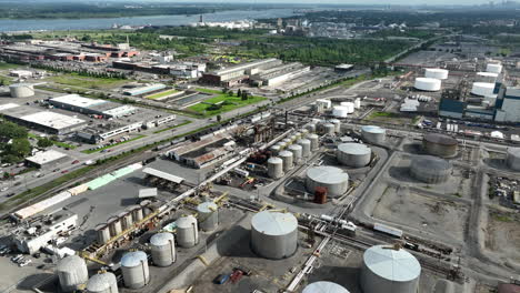 Montreal-Quebec-Industrial-zone-aerial