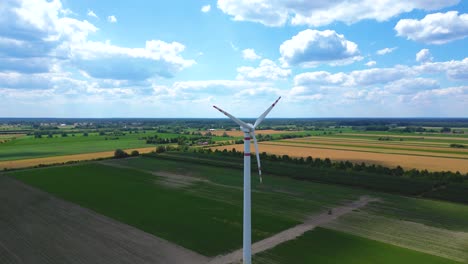 Luftdrohnenansicht-Von-Windkraftanlagen,-Teil-Eines-Windparks