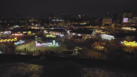 Port-in-Tel-Aviv-at-the-huge-illuminated-animals-exhibition-during-the-summer-holidays