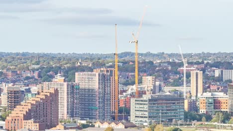 Construction-of-high-rise-tower-blocks-in-city-centre-in-Leeds-City-Centre-England