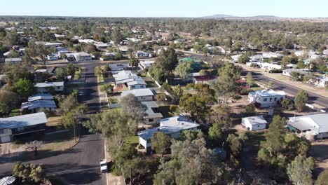 Drone-flying-over-private-homes-in-a-small-Australian-town