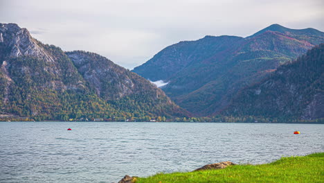 Time-lapse-view-of-mountains-and-Attersee-lake