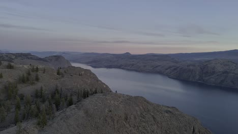 Above-the-Edge:-Exploring-Kamloops-Lake's-Grassland-Cliffs-by-Drone