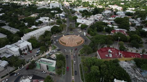 rotational-view-of-the-Monumento-a-la-patria-in-merida-Yucatan