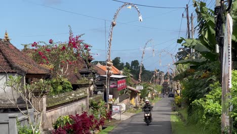Bali's-Peaceful-Streets:-Serene-Scooter-Ride-in-Ubud's-Charming-Alleys