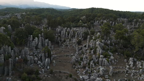 Unusual-rock-formations-dominate-countryside-landscape-scenery.-Aerial