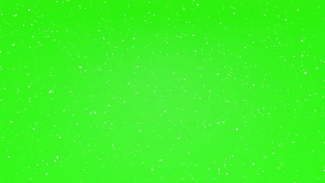 Copos-De-Nieve-Animados-En-Una-Pantalla-Verde-En-Resolución-4k