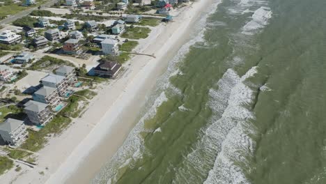 Luftaufnahme-Des-Strandes-Von-Cape-San-Blas,-Florida