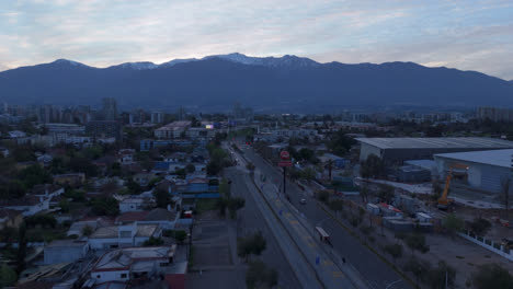 Cordillera-de-los-andes-mountains-in-winter-morning-Santiago-de-chile