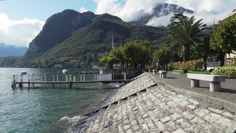 Calm-and-Sunny-Weather-in-Lake-Como-in-Town-of-Menaggio