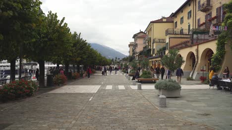 People-Line-Up-for-Ferry-to-Depart-Bellagio-Town-near-Lake-Como
