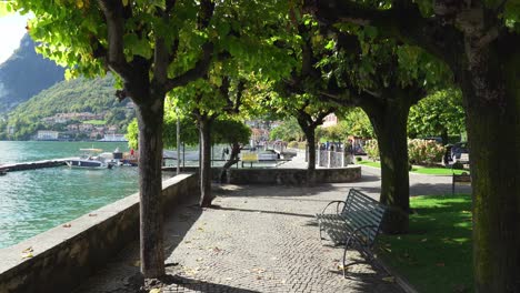 Die-Herbstsaison-Beginnt-In-Der-Seestadt-Menaggio-In-Der-Nähe-Des-Comer-Sees