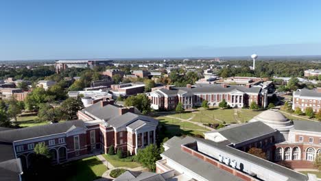 University-of-Alabama-Campus-in-Tuscaloosa-Alabama-Aerial-Push-In