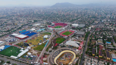 Estadio-Nacional-Santiago-De-Chile-En-La-Mañana-De-Invierno