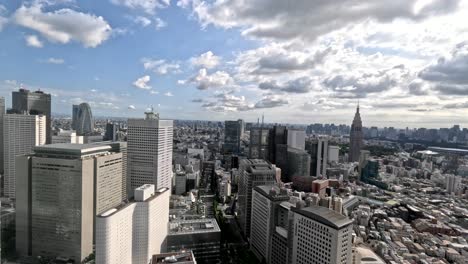 Tokio,-Japan,-Kommerzielle-Skyline-Und-Stadtbild
