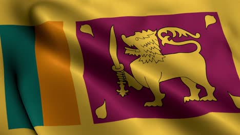 Sri-Lanka-Flagge