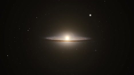 Hacia-La-Brillante-Galaxia-En-El-Espacio