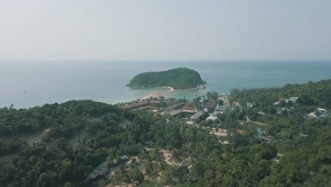 Stunning-drone-footage-revealing-a-small-island-off-the-coast-of-Koh-Phangan-Thailand