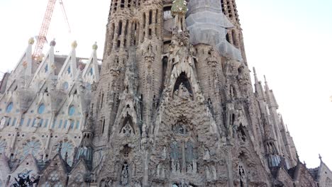Tourists-Visit-Sagrada-Familia-Church-under-Construction-in-Barcelona-by-Gaudi