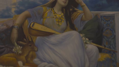 close-up-portrait-paint-Arab-woman