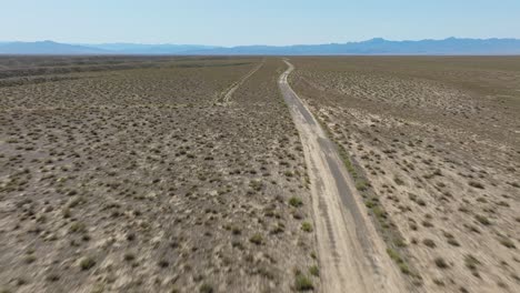 Dirt-Road-Through-Desert-Landscape-Of-Charyn-Canyon-National-Park-In-Kazakhstan