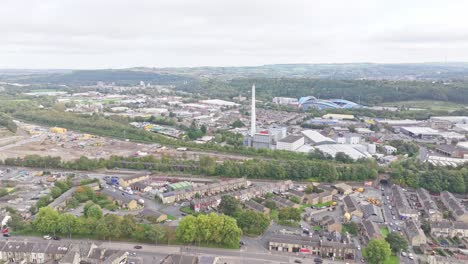Tall-white-industrial-building-and-complex-with-panoramic-overview-of-Huddersfield