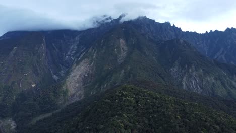 Drone-Hyperlapse-of-Mount-Kinabalu-at-Maragang-Hill-Sabah-Malaysia-daylight