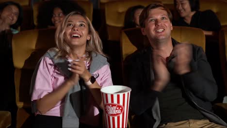 Audience-applauding-and-enjoy-at-the-end-of-movie