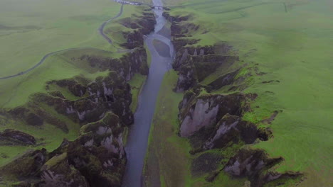 Unique-landscape-of-Fjadrargljufur-in-Iceland.