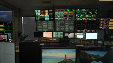 Move-forward-in-television-communication-control-room-with-multiple-screens