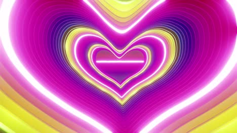 Animation-of-Valentines-love-in-tunnel-light-background,-ideal-backdrop-for-advertisements,-infusing-the-essence-of-romance-into-Valentine's-Day-promotions-and-wedding-related-content