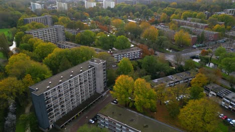 Fixed-shot-on-Nieuwendam-apartments-in-Amsterdam-Noord-living-neighbourhood