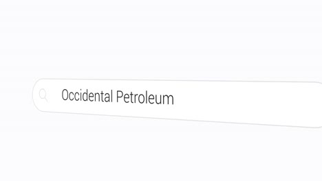 Typing-Occidental-Petroleum-on-the-Search-Engine