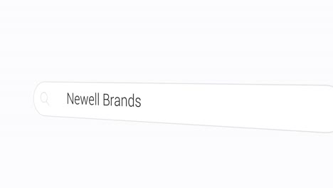 Typing-Newell-Brands-on-the-Search-Engine
